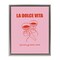 Stupell Industries Live Well & Travel Often Floater Framed Canvas Wall Art Design by House of Lulu